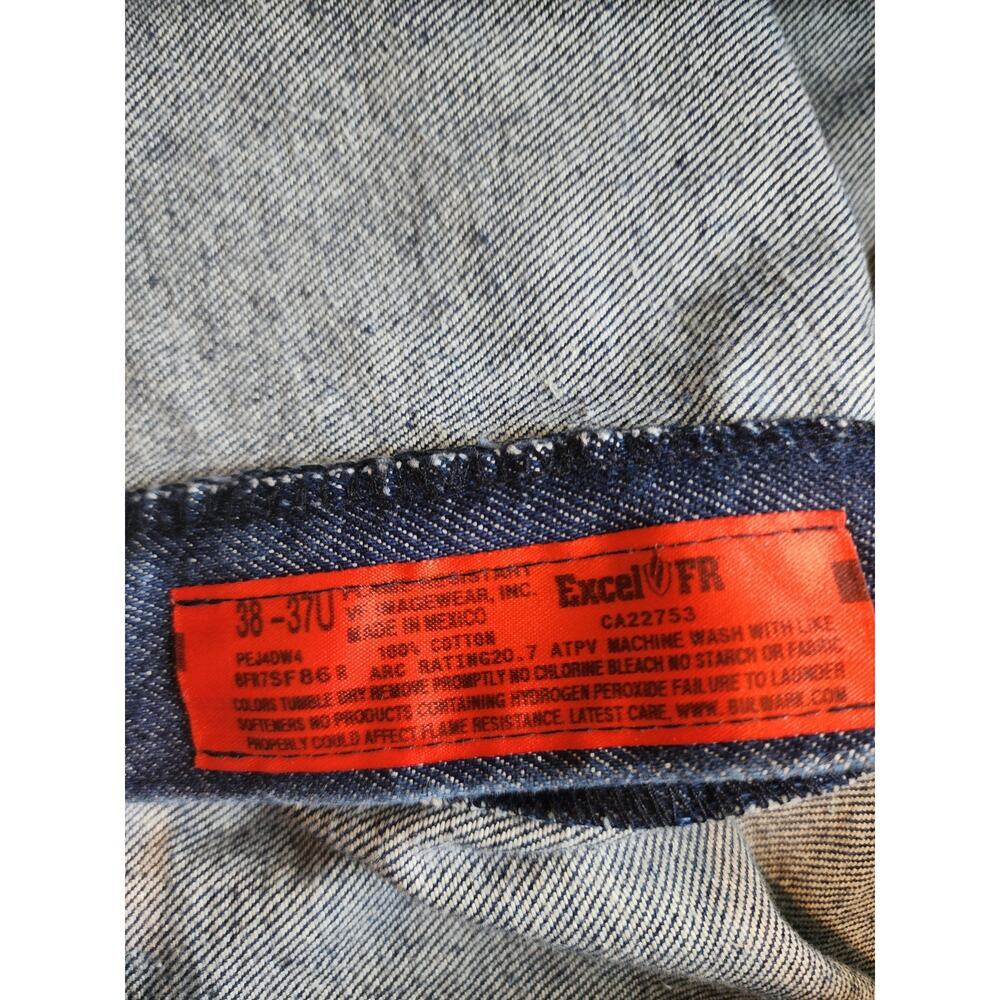 Bulwark Protective Apparel Flame Resistant Work Jeans 38-37U Workwear - Picture 4 of 6